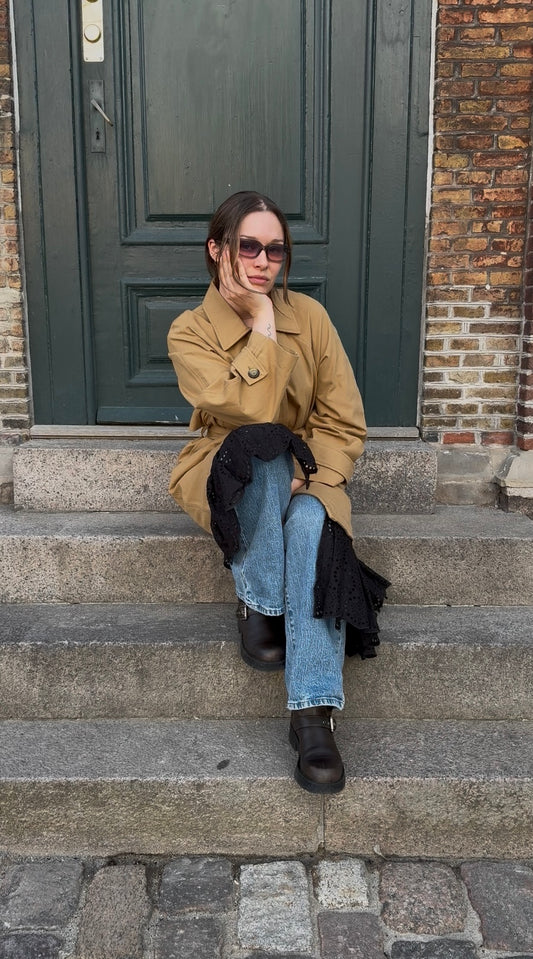 Sea New York Trenchcoat with Lace Details