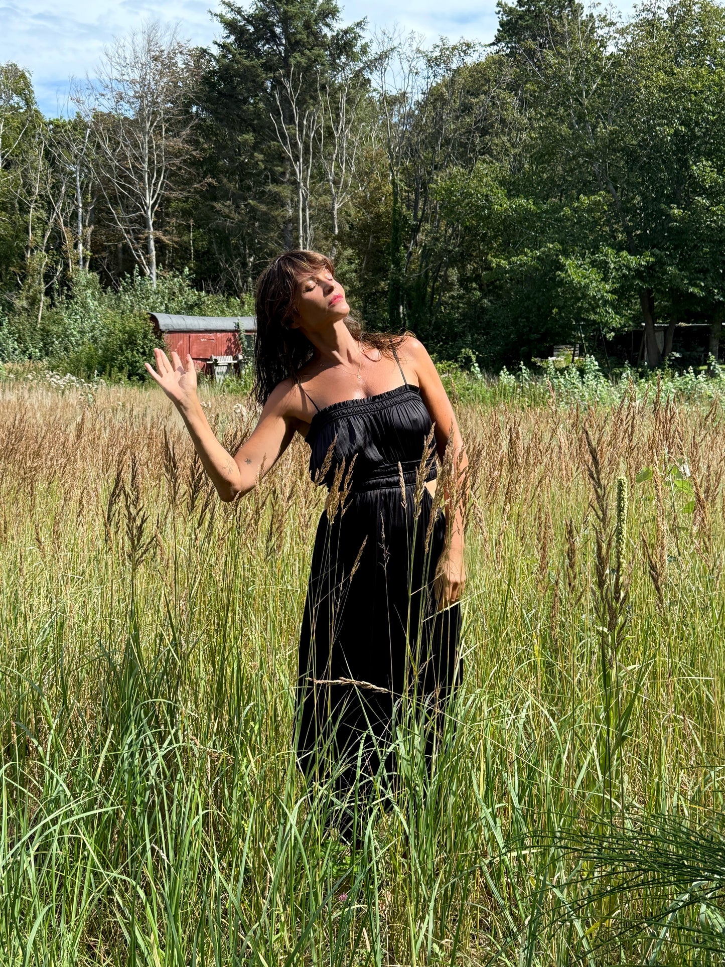 Maje Black Maxi Dress