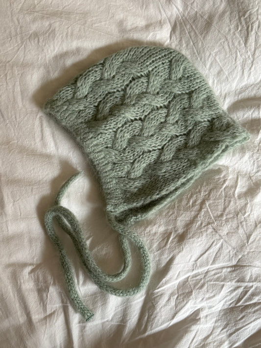 United Colors Of Benneton Mohair Blend Bonnet with Ties