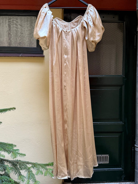 Caroline Constas Palmer Dress in Champagne