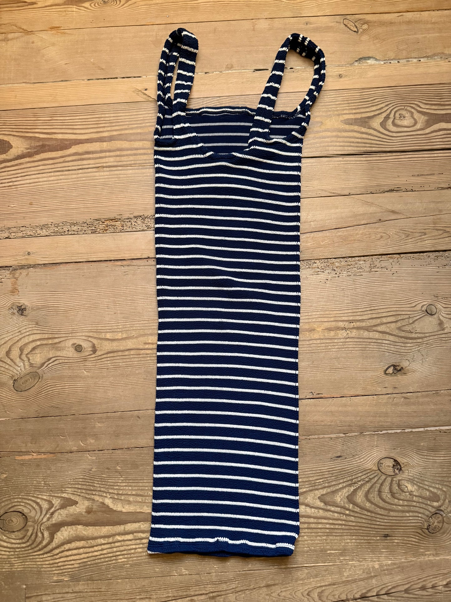 Hunza Striped Bodycon Dress