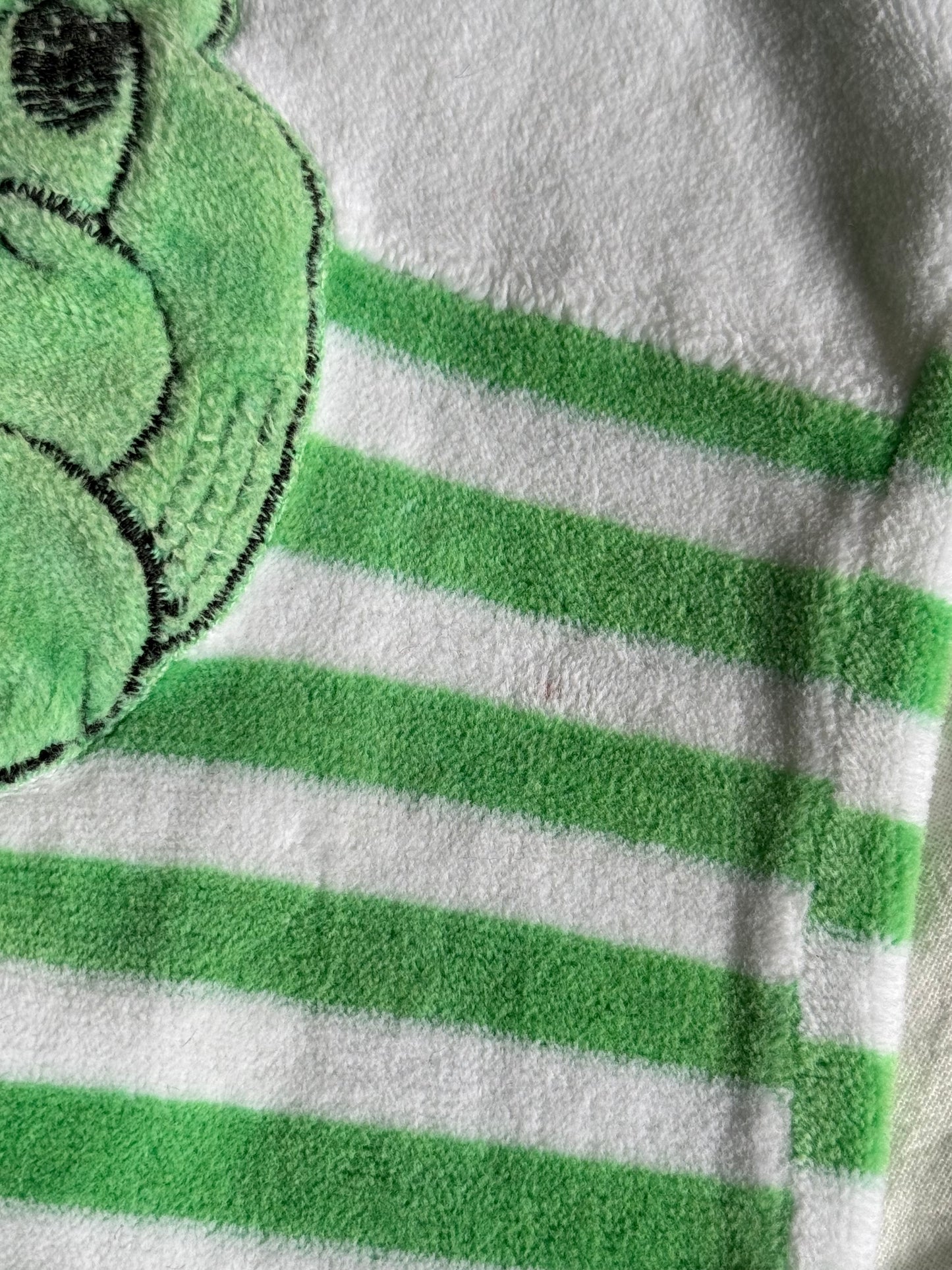 Vintage 1960s Striped Baby Romber with a Small Dog Motif