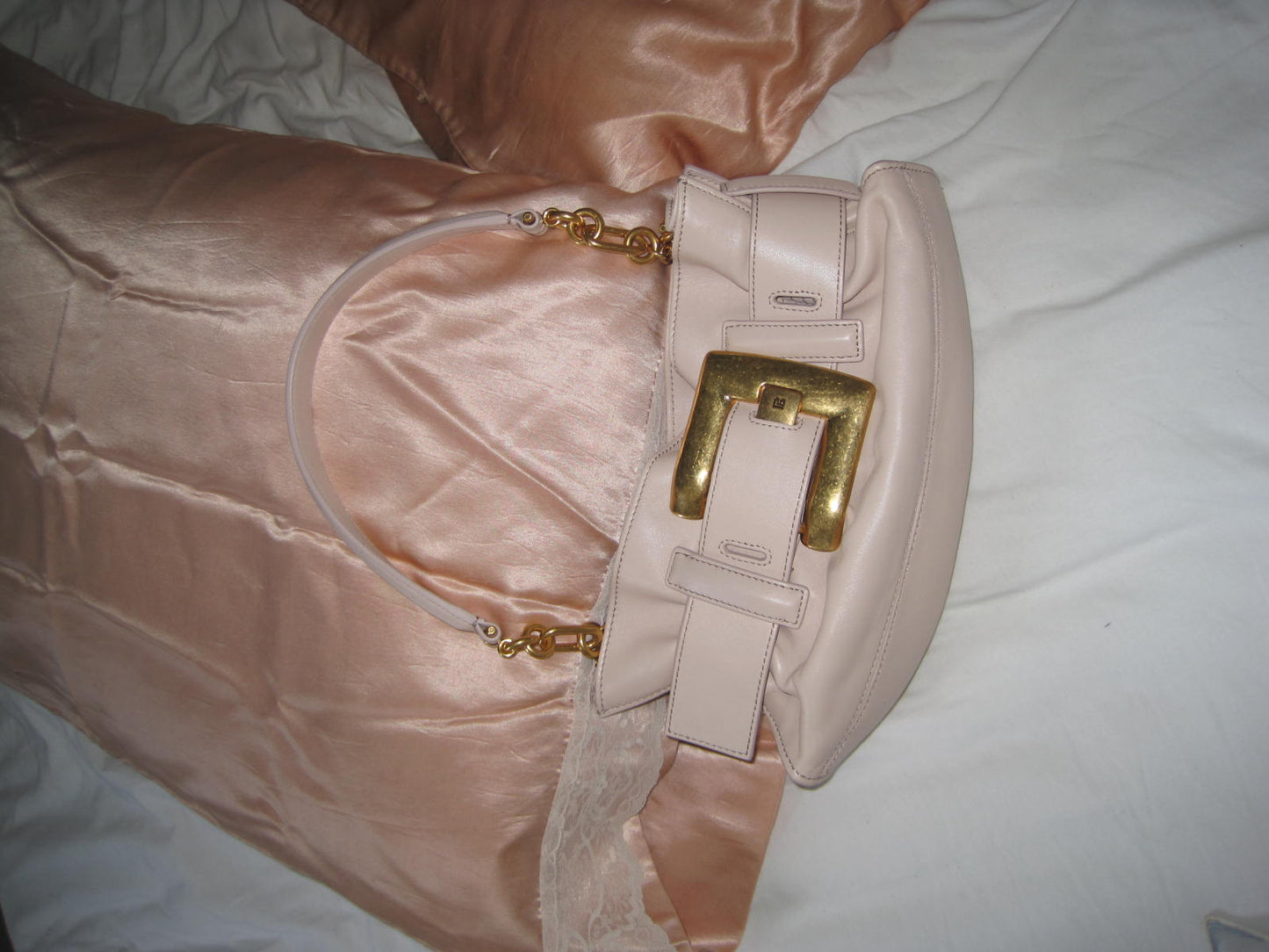 BALMAIN Mini Anthem Leather Bag