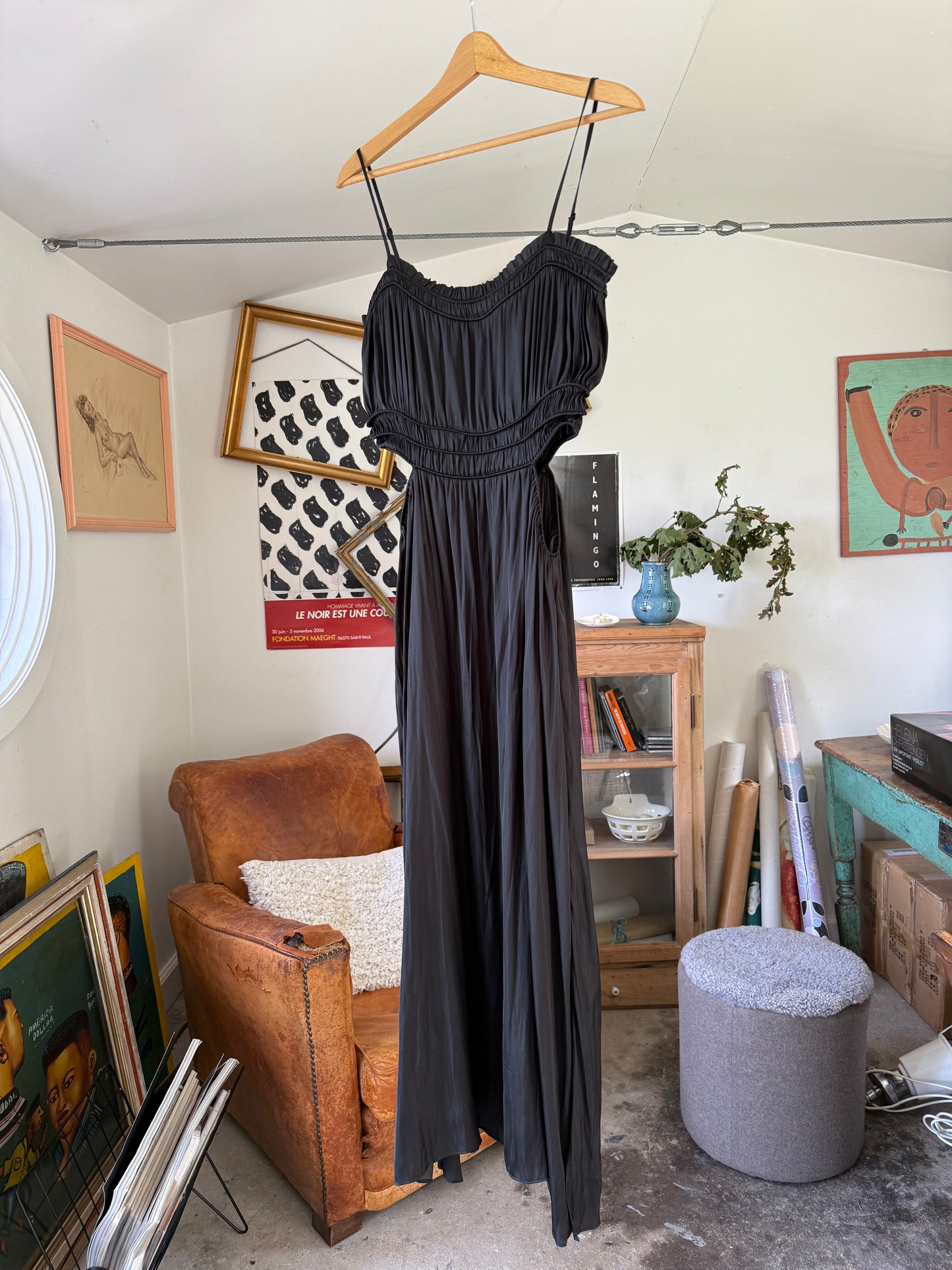 Maje Black Maxi Dress