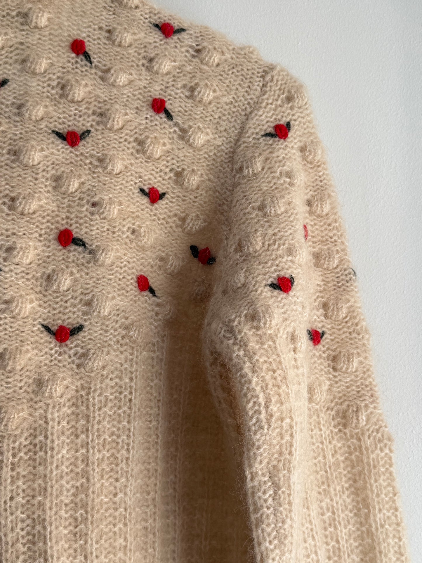 Notes du Nord Flower Alpaca Blend Cardigan