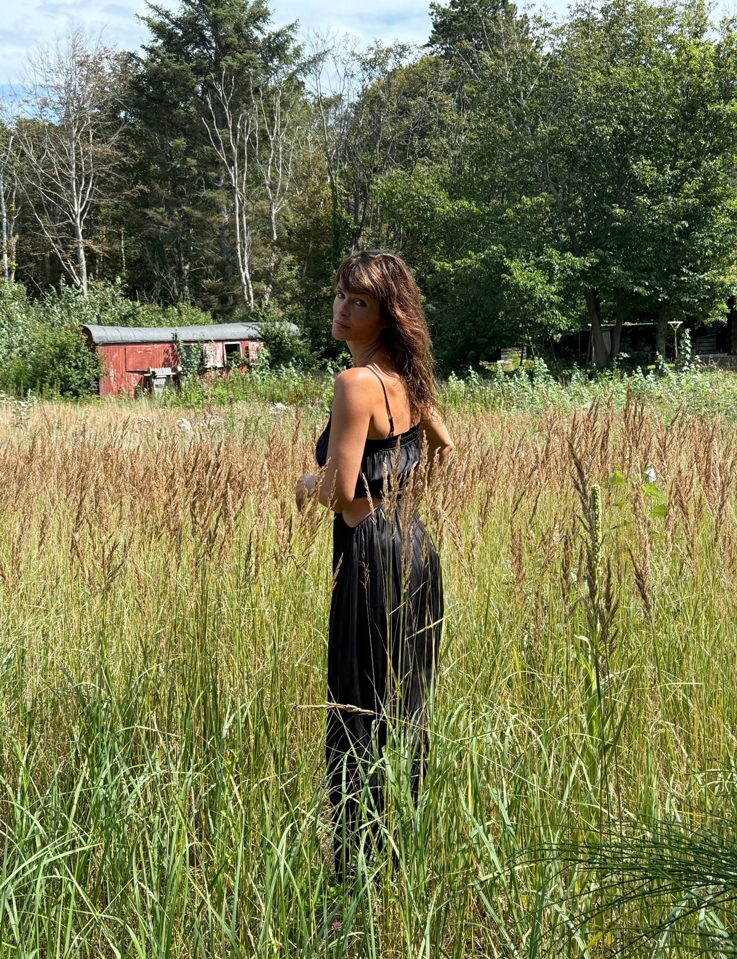 Maje Black Maxi Dress