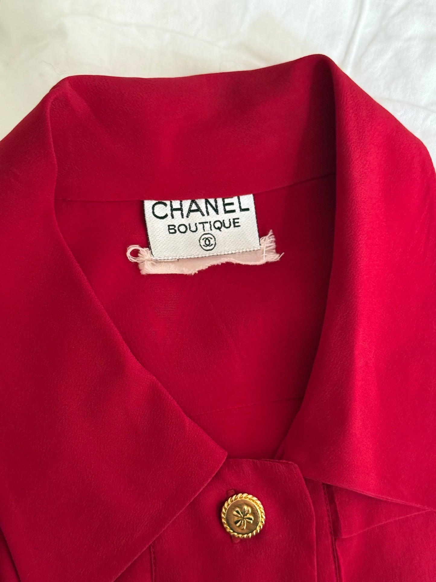 Chanel Classic Button-Up Blouse