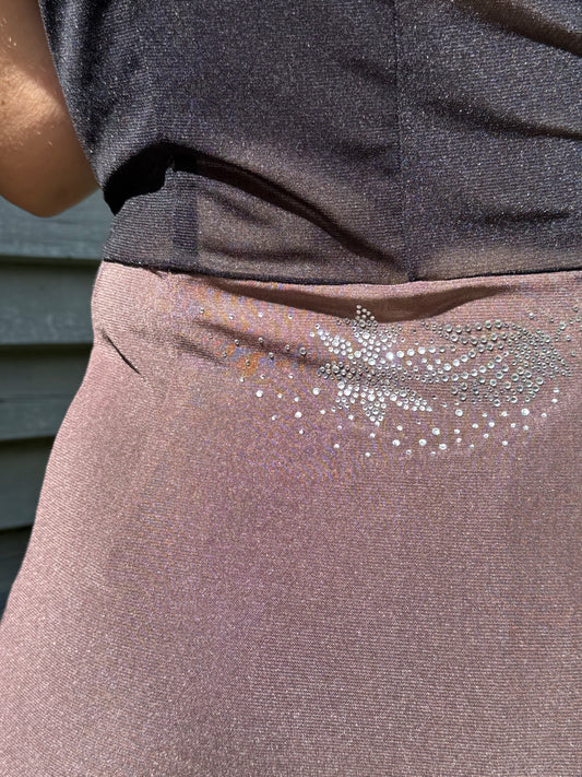 Saks Potts Mesh Dress with Shimmering Details