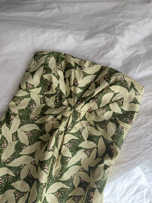 Vintage Strapless Floral Dress