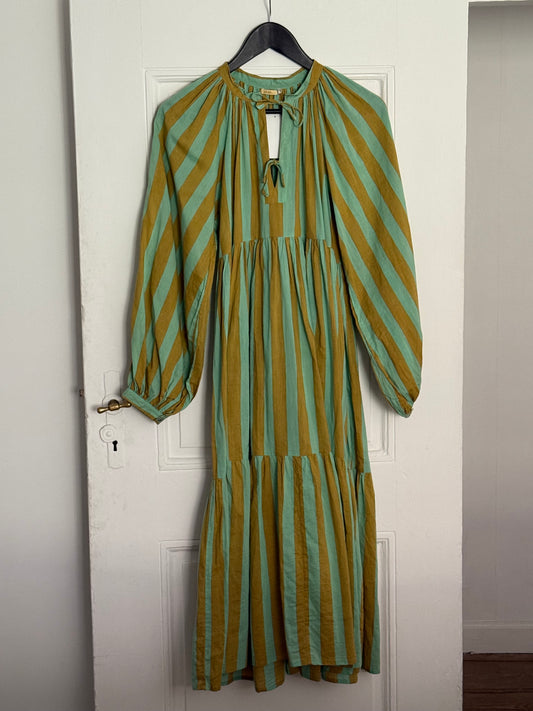 Matta Striped A-Line Maxi Dress