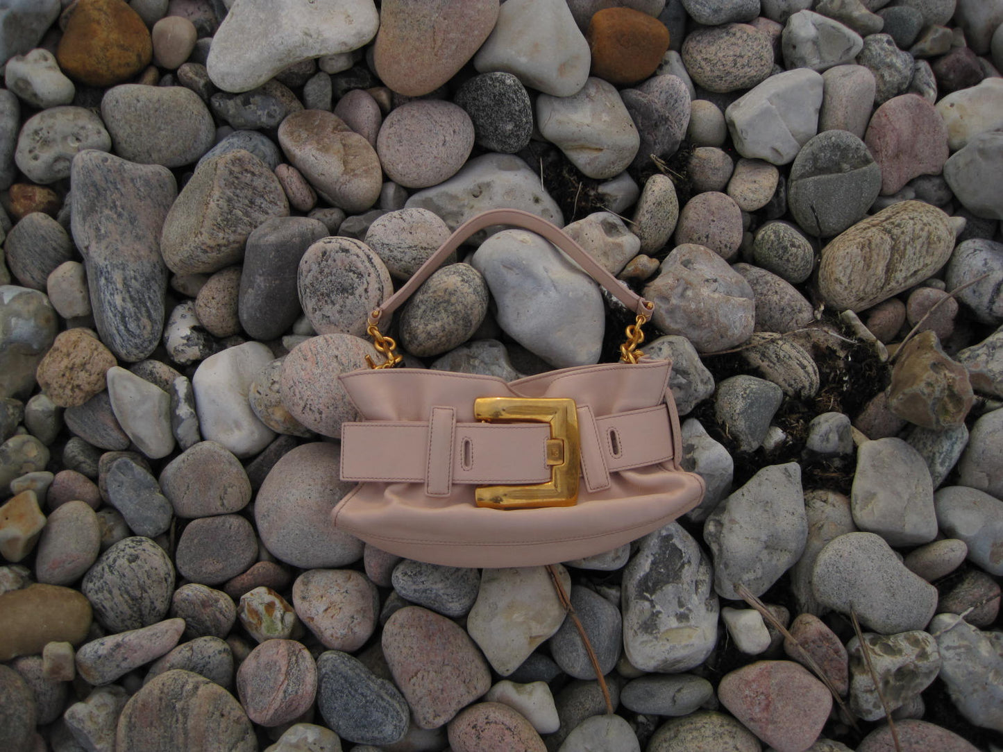 BALMAIN Mini Anthem Leather Bag