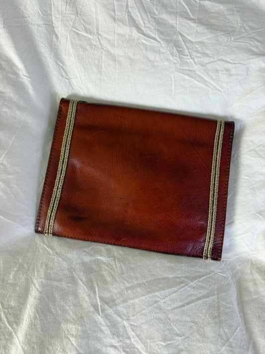 Vintage Leather Clutch