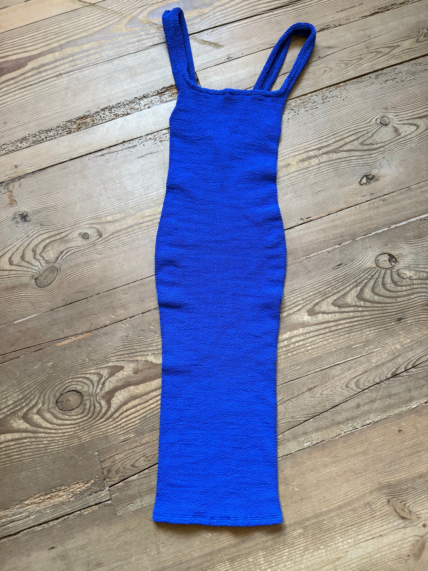 Hunza Royal Blue Bodycon Dress