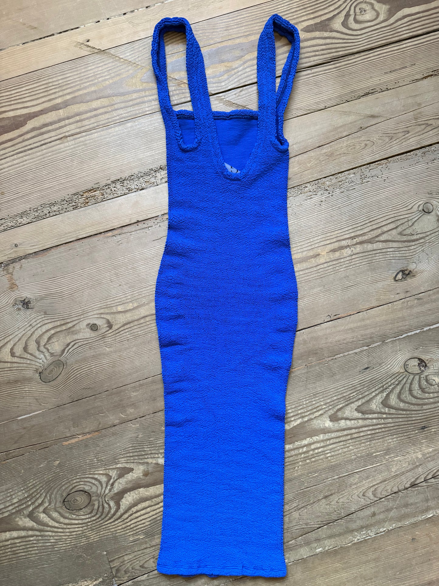 Hunza Royal Blue Bodycon Dress