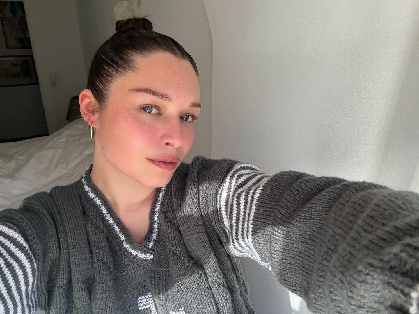 Vintage Handknitted V Neck Maritime Knit