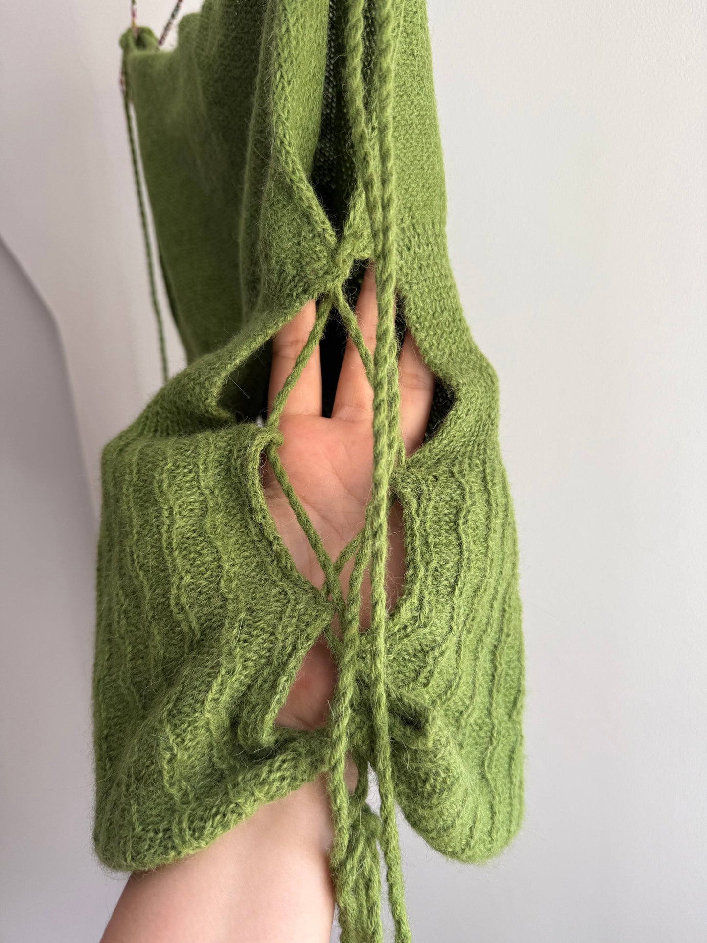 Rare Vintage Green Top with Beautiful Details
