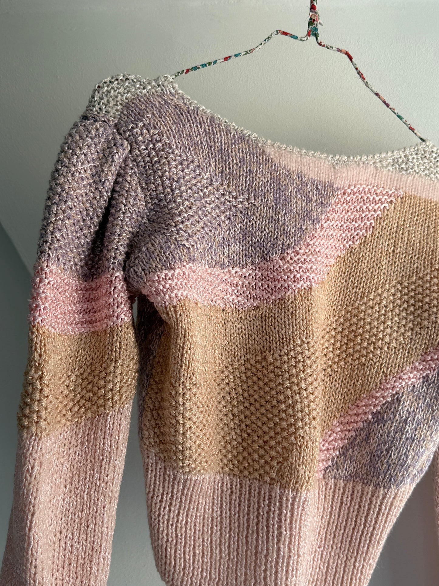 Vintage Cropped Blush Knit