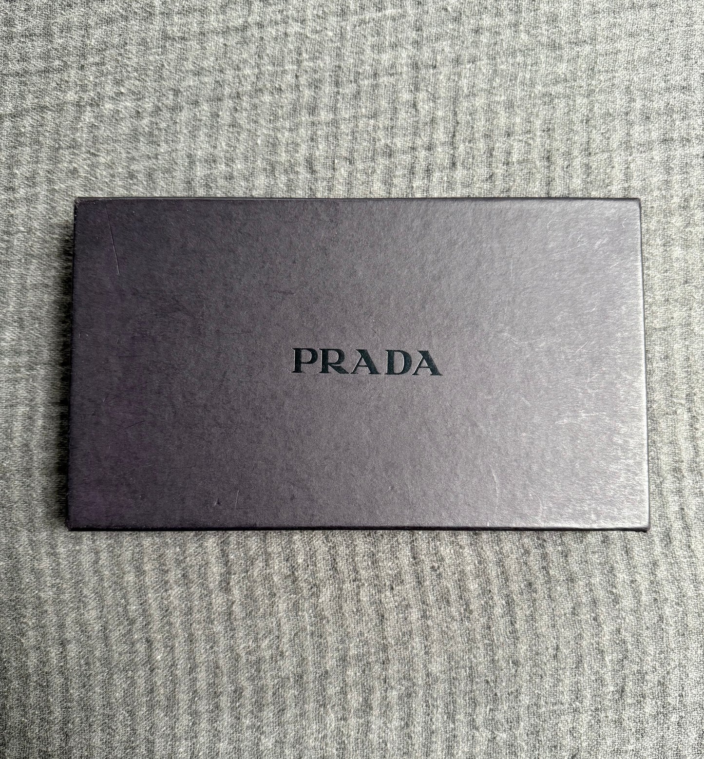 Vintage Prada Wallet in Black Vitello Leather
