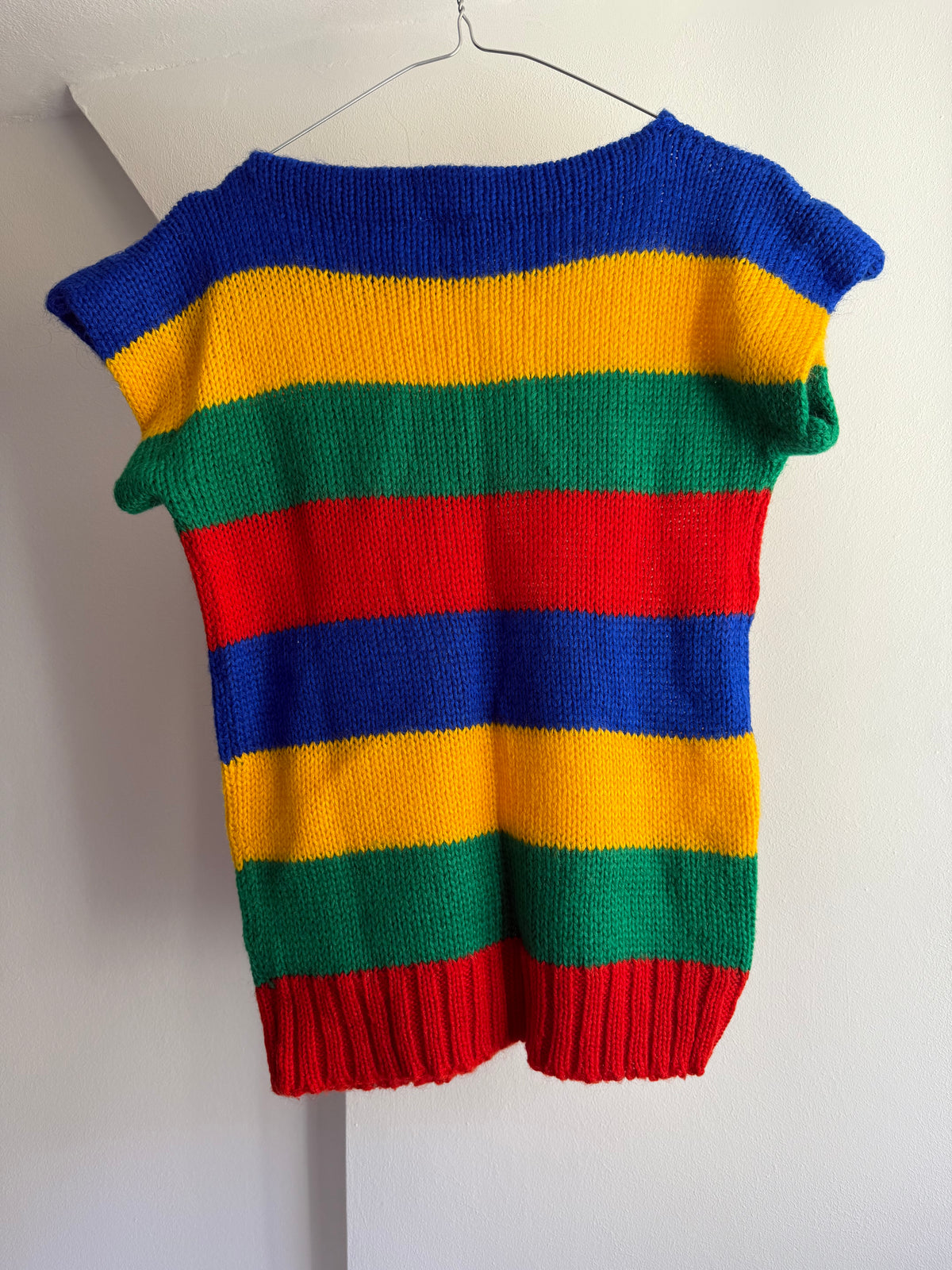 Vintage Multicolor Striped Mohair Blend Sweater