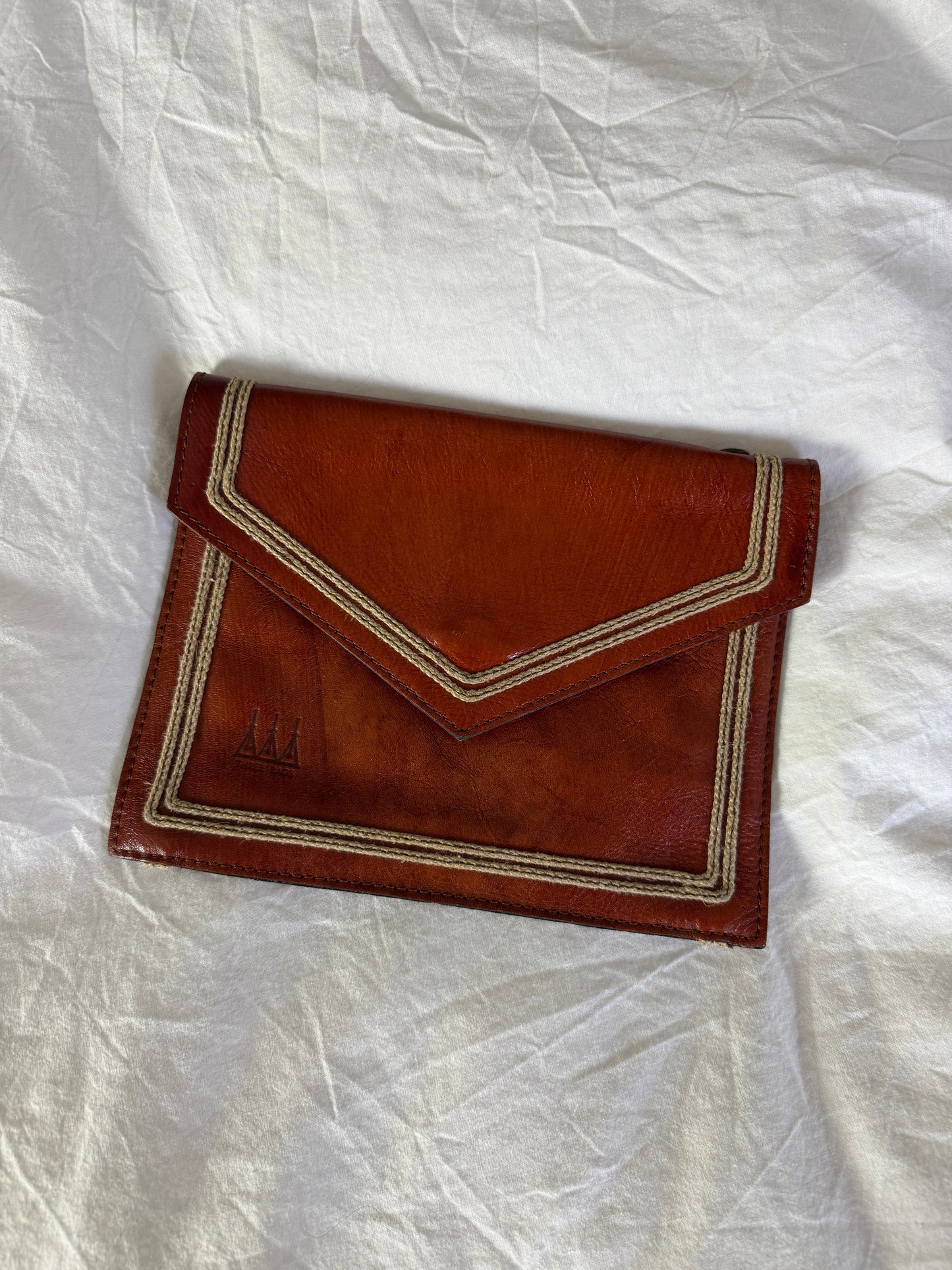 Vintage Leather Clutch