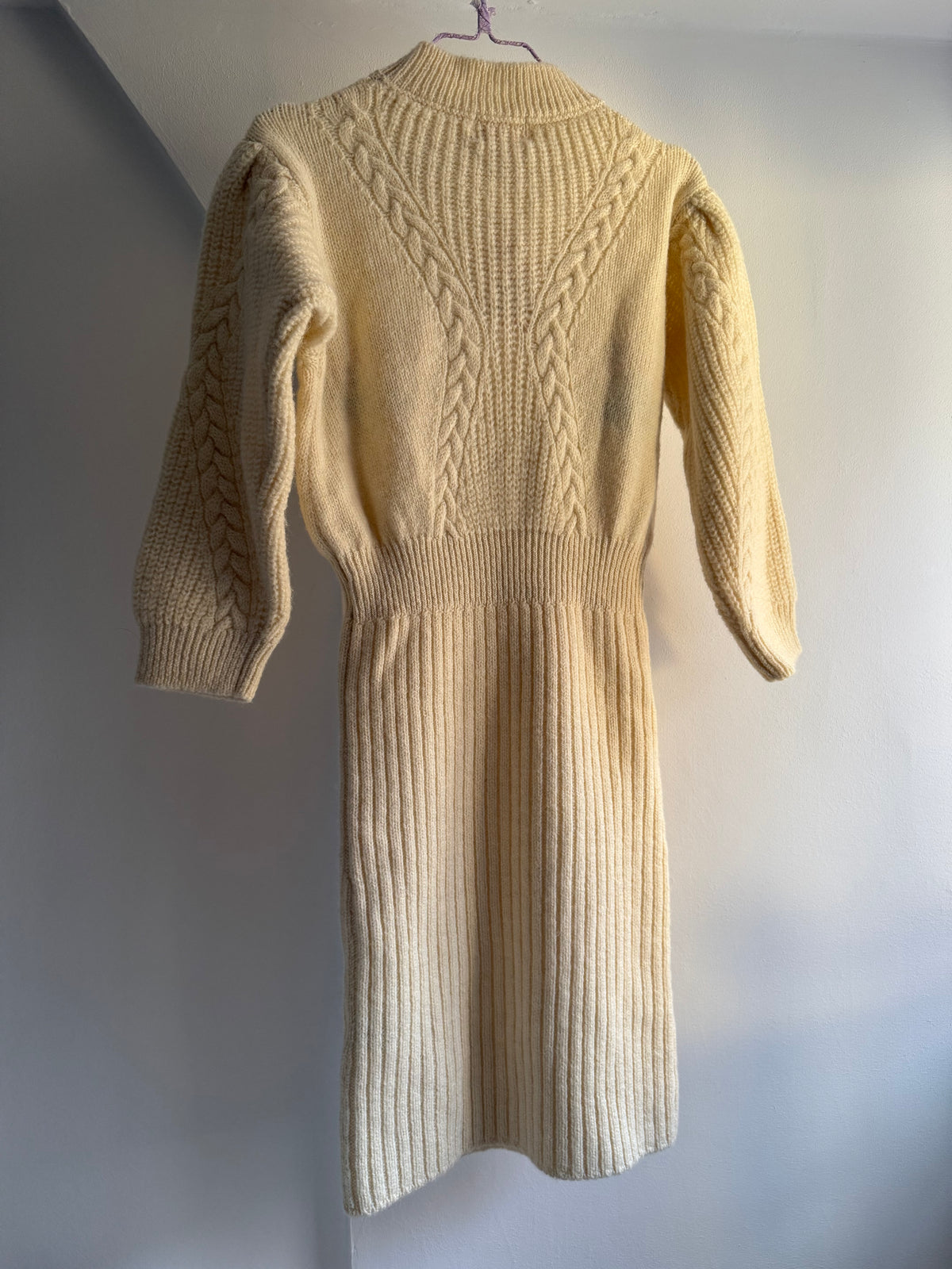 Rouje Knitted Dress with Flower Embroidery
