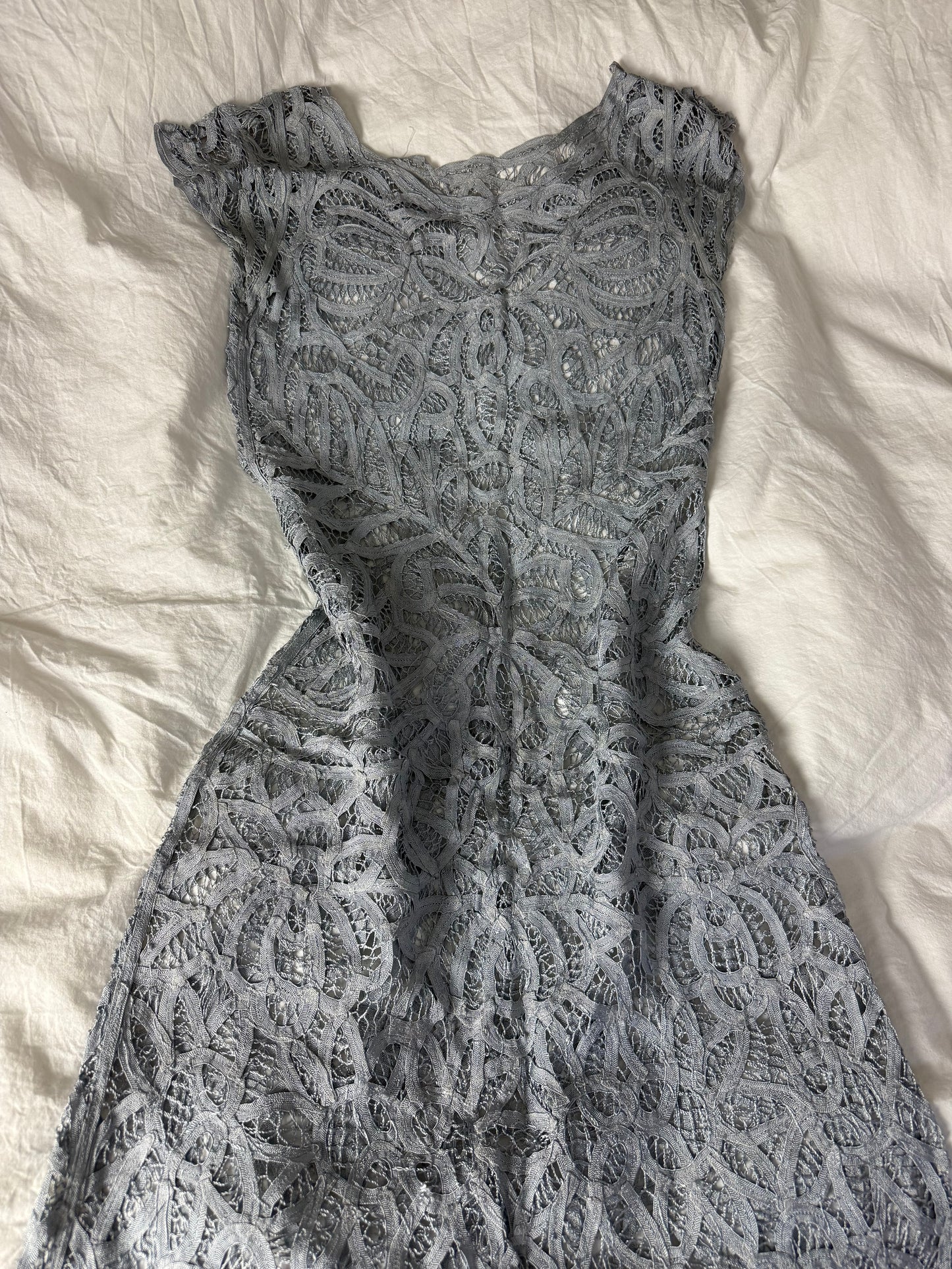 Vintage Dove Lace Dress