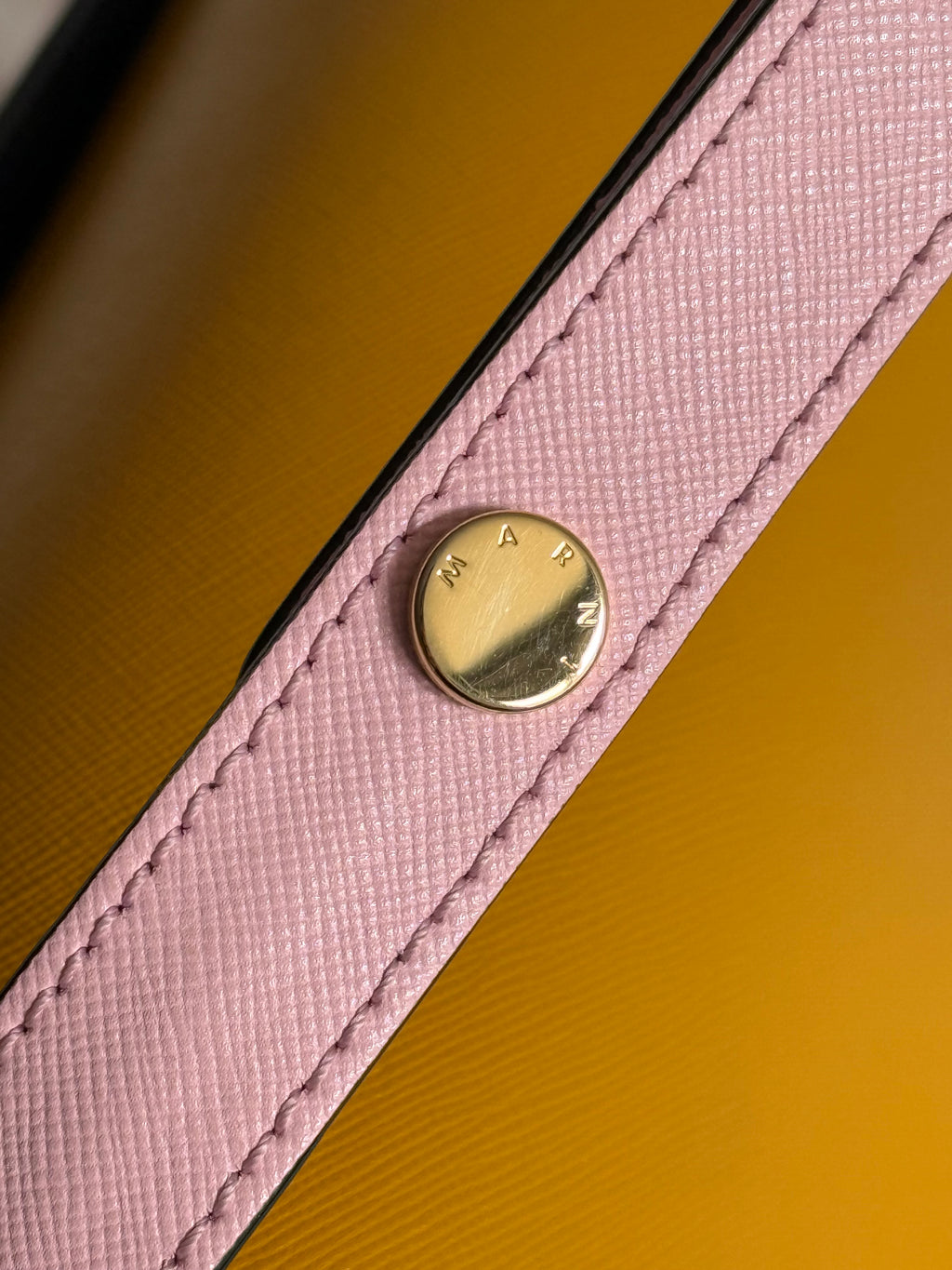 MARNI Saffiano Medium Trunk Bag