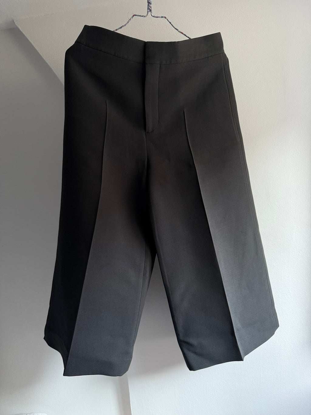 Christian Dior 2010s Dark Grey Culotte Trousers