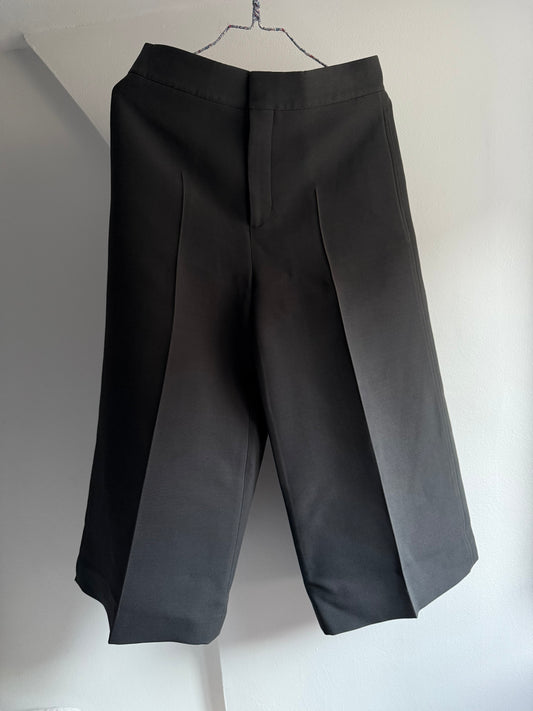 Christian Dior 2010s Dark Grey Culotte Trousers