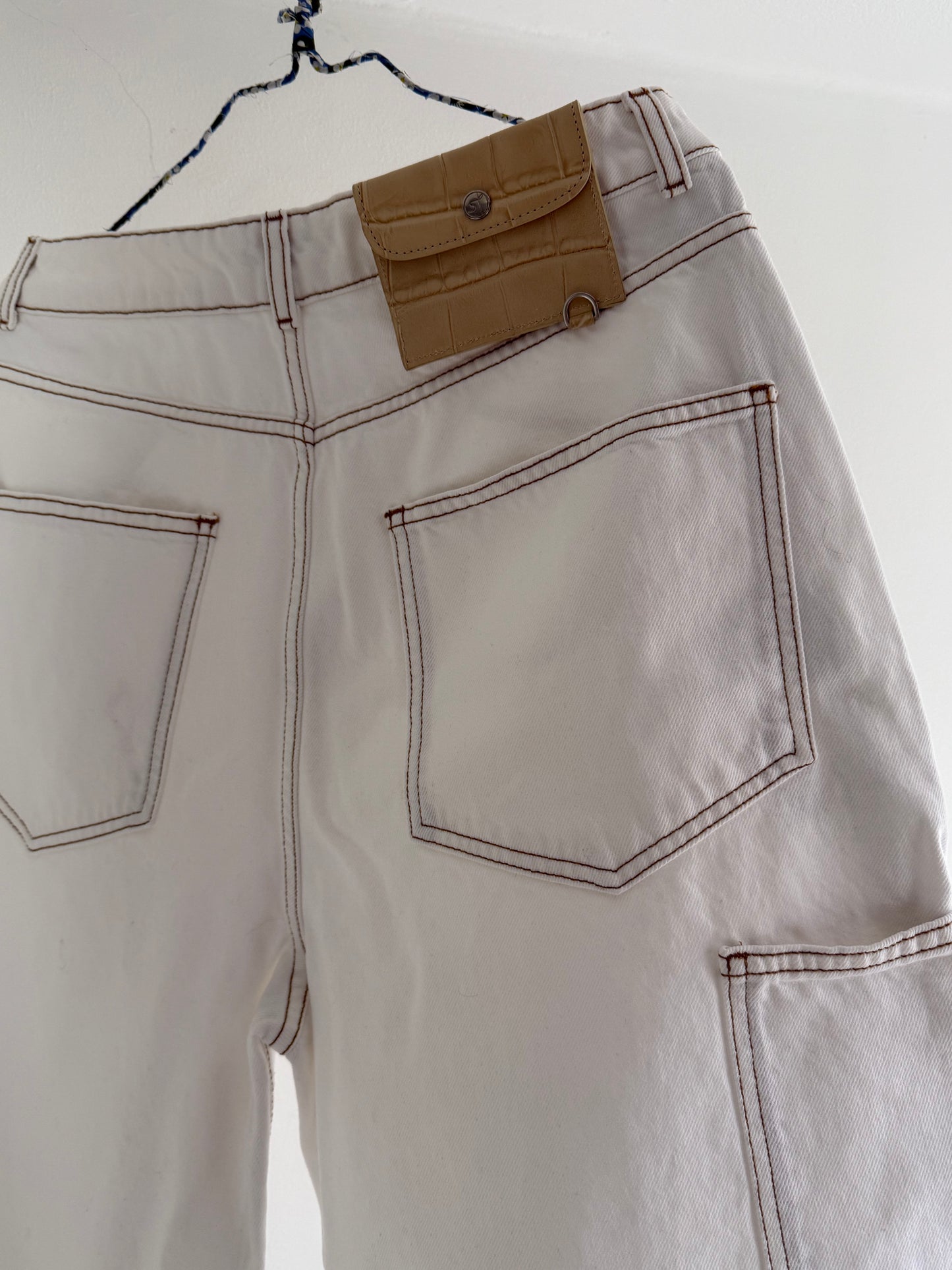 Saks Potts Cargo Pants with Belt Wallet