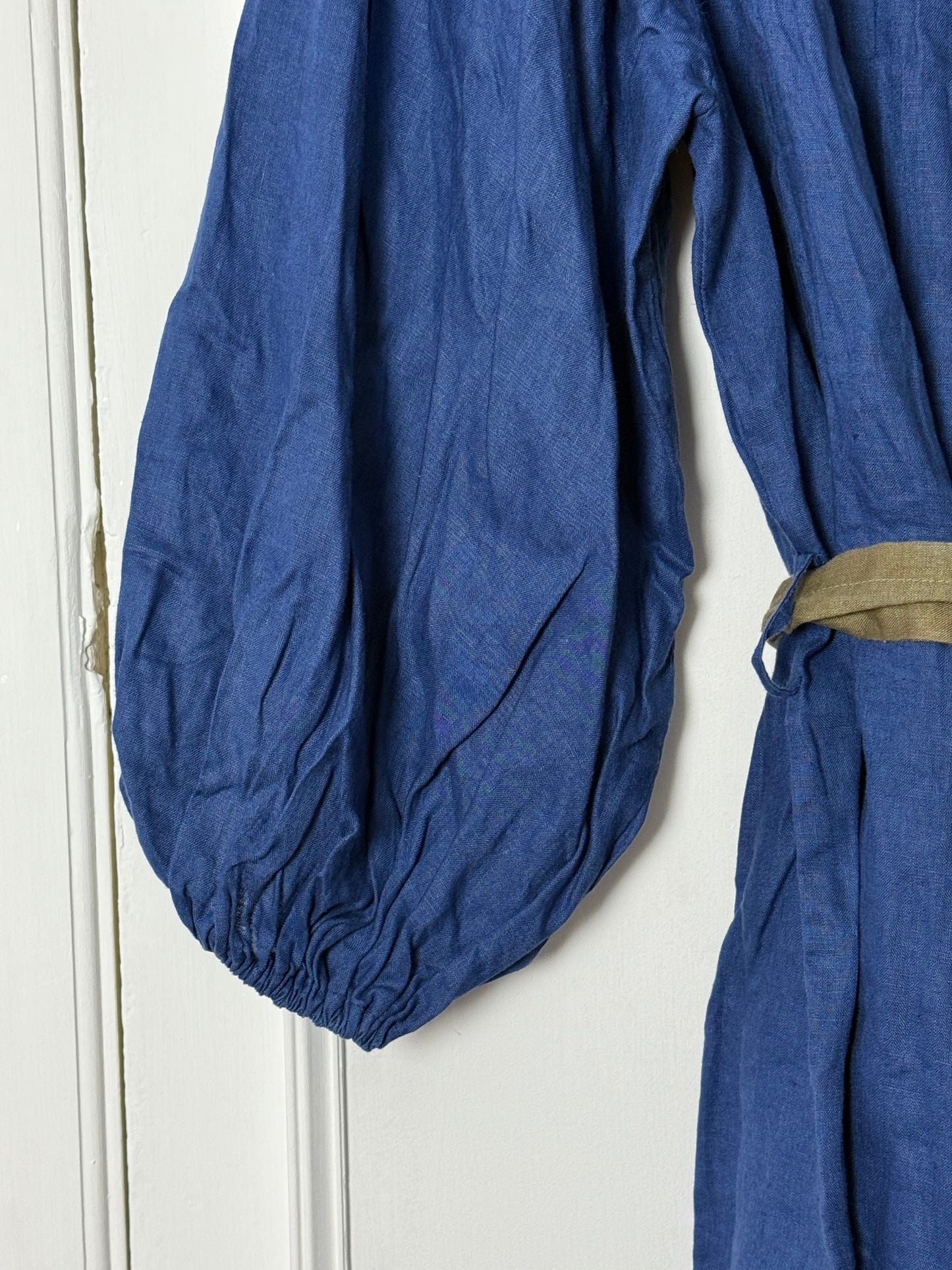 Caro Edition Blue Midi Dress with Belt