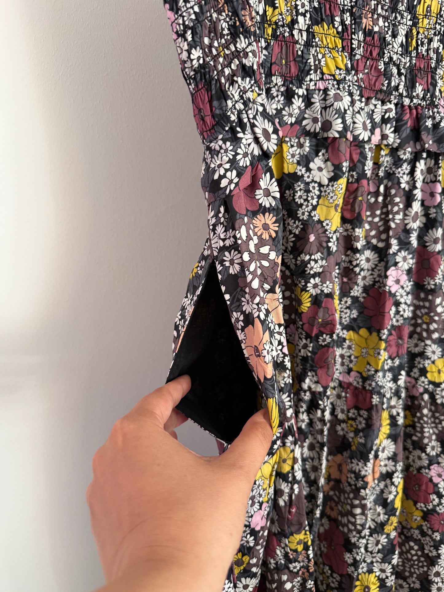 Sea New York Floral Smocked Maxi Dress