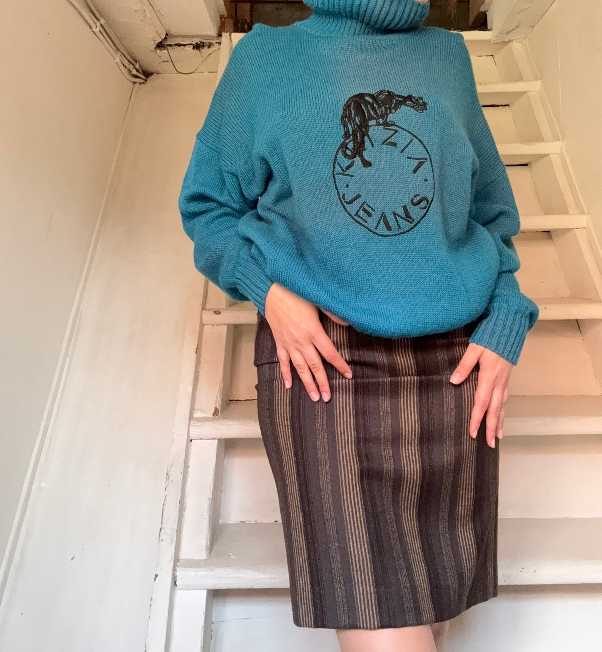 Vintage Wool Hugo Boss Skirt