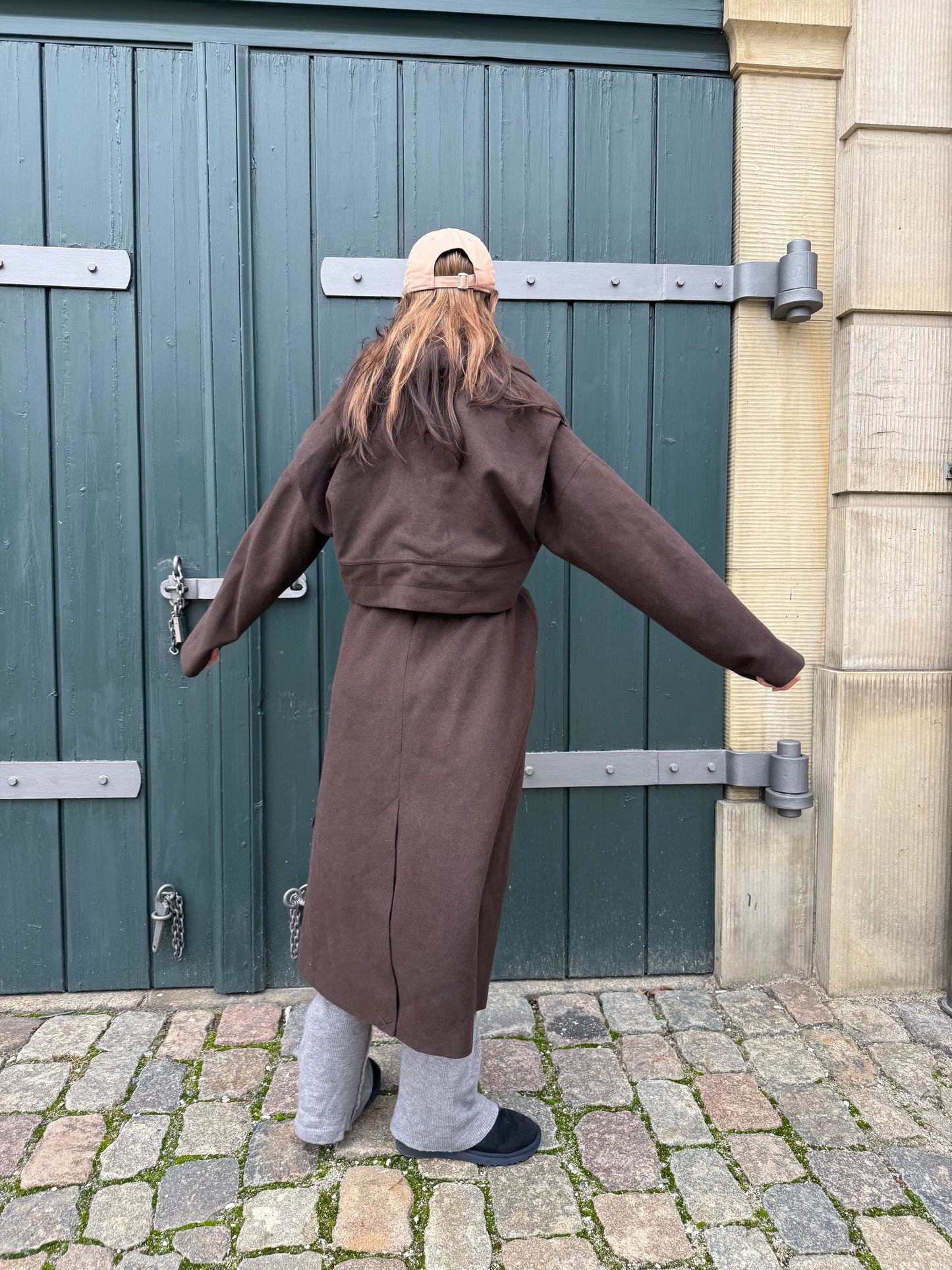 Gestuz Brown 2 Pieces Trenchcoat