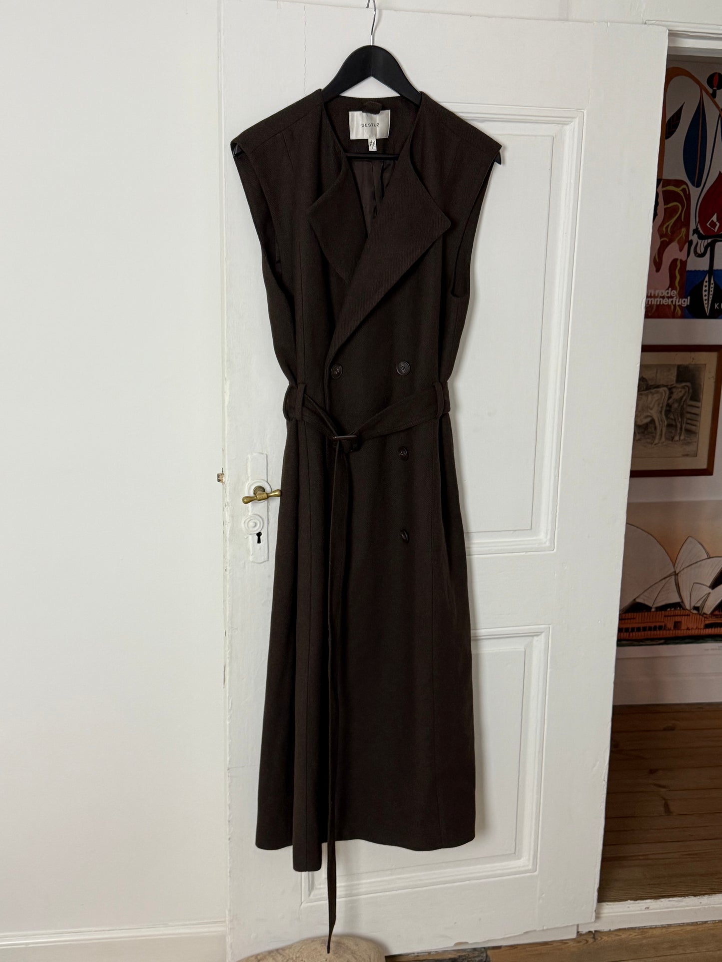 Gestuz Brown 2 Pieces Trenchcoat