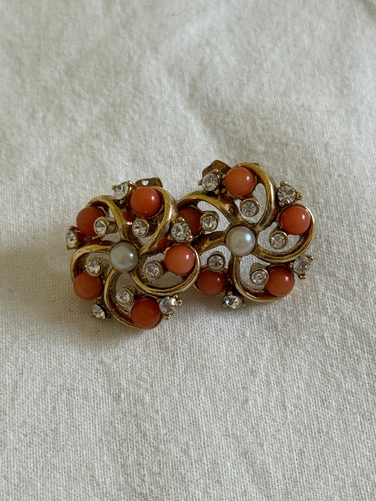 Vintage Flower Earrings