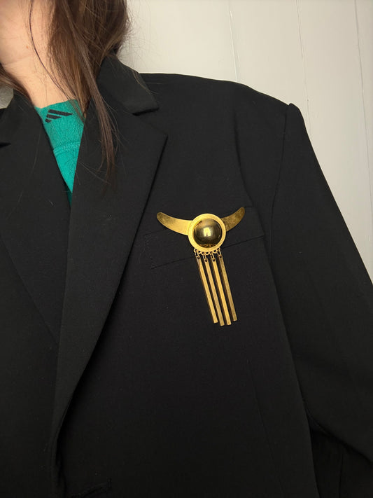 Vintage Scandinavian 1950s-1960s Modernist Brooch