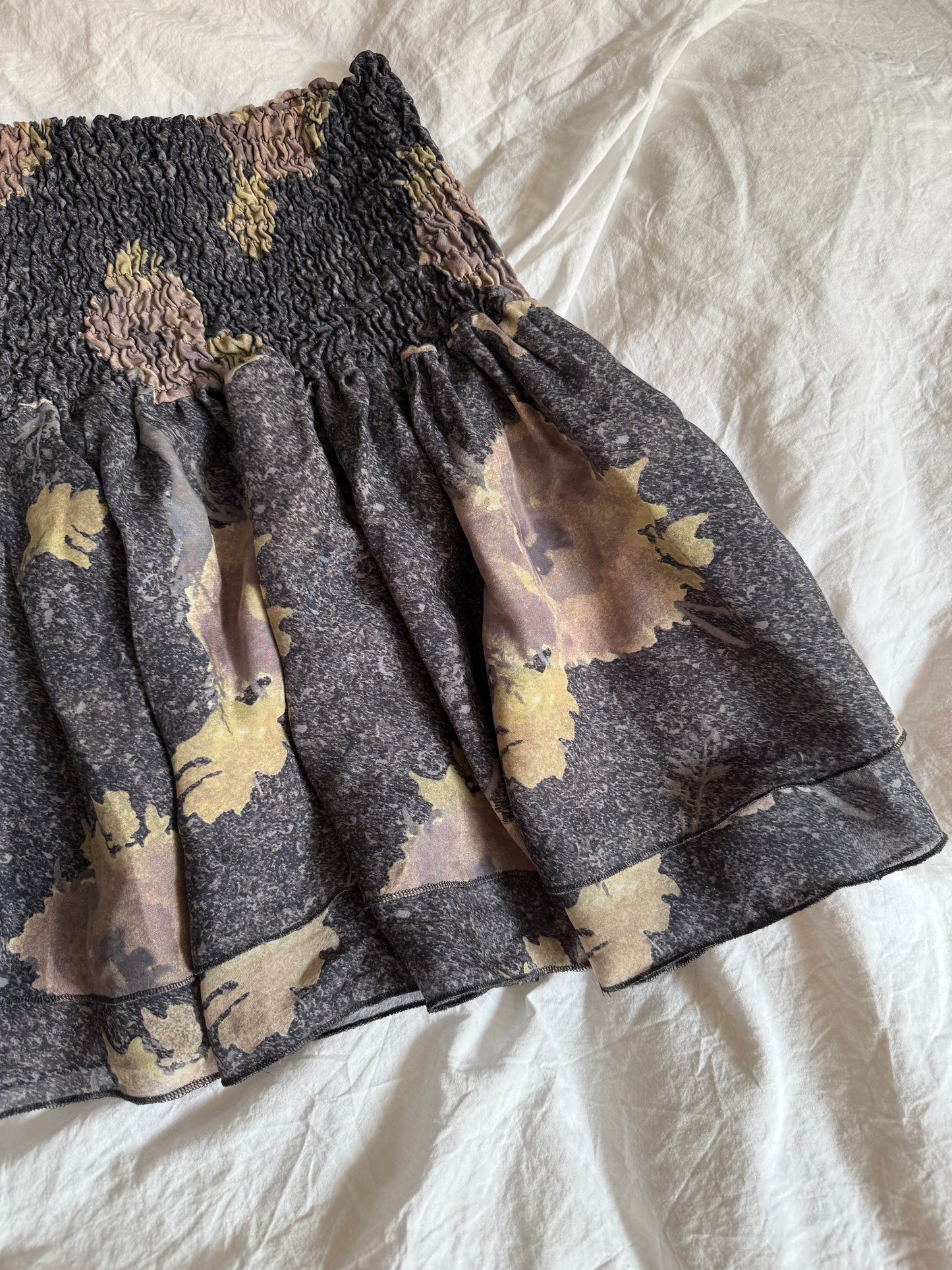 Graumann Mini Silk Skirt