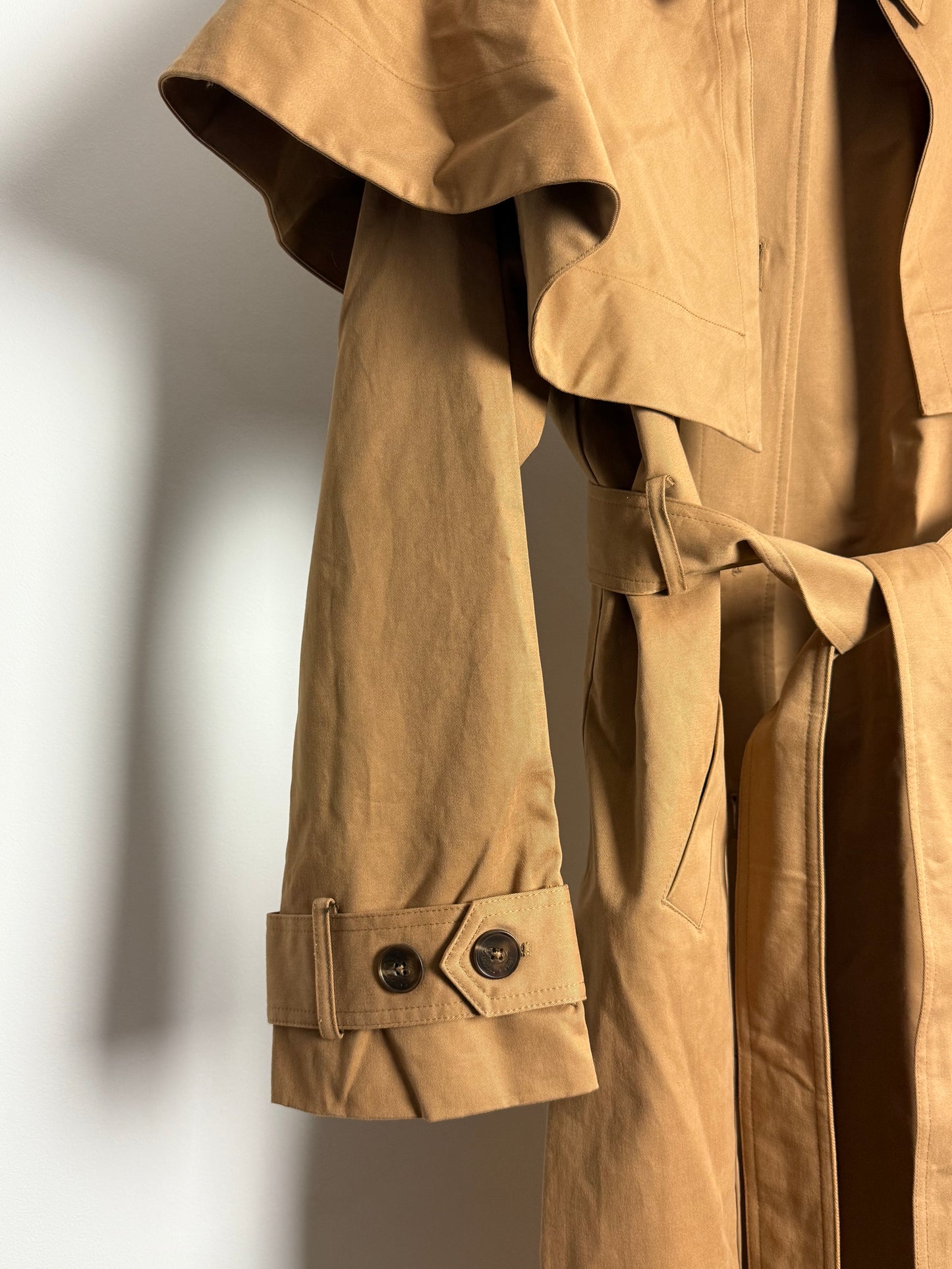 Nobodys Child Trench Coat with Detachable Cape