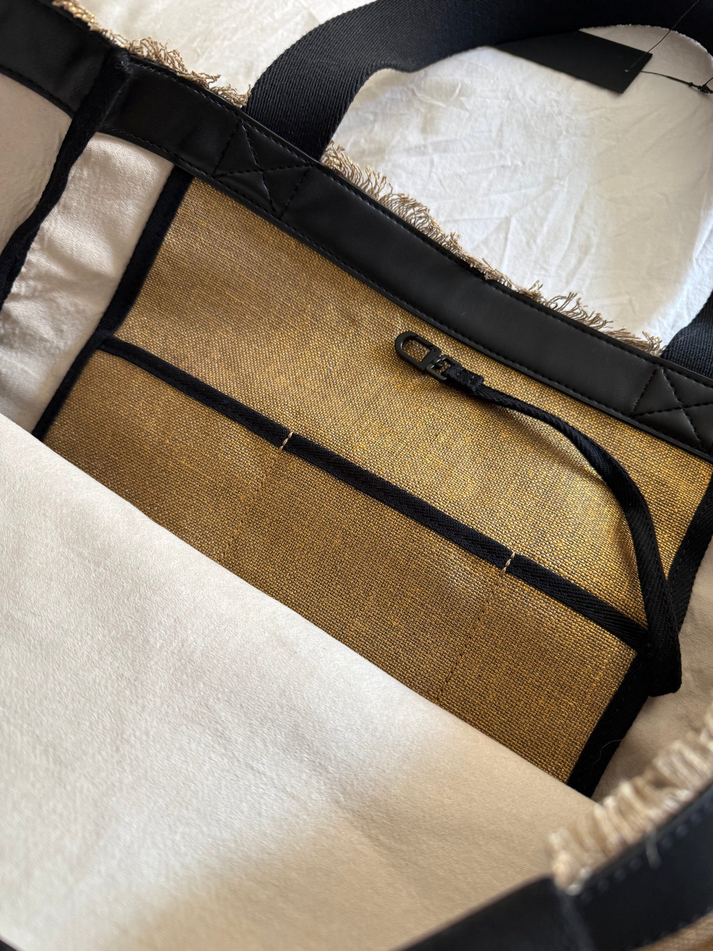 Donna Karen Canvas Tote Bag