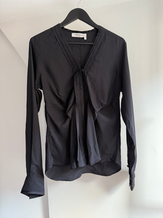 Vintage Rare Yves Saint Laurent Silk Shirt from the Early 2000s