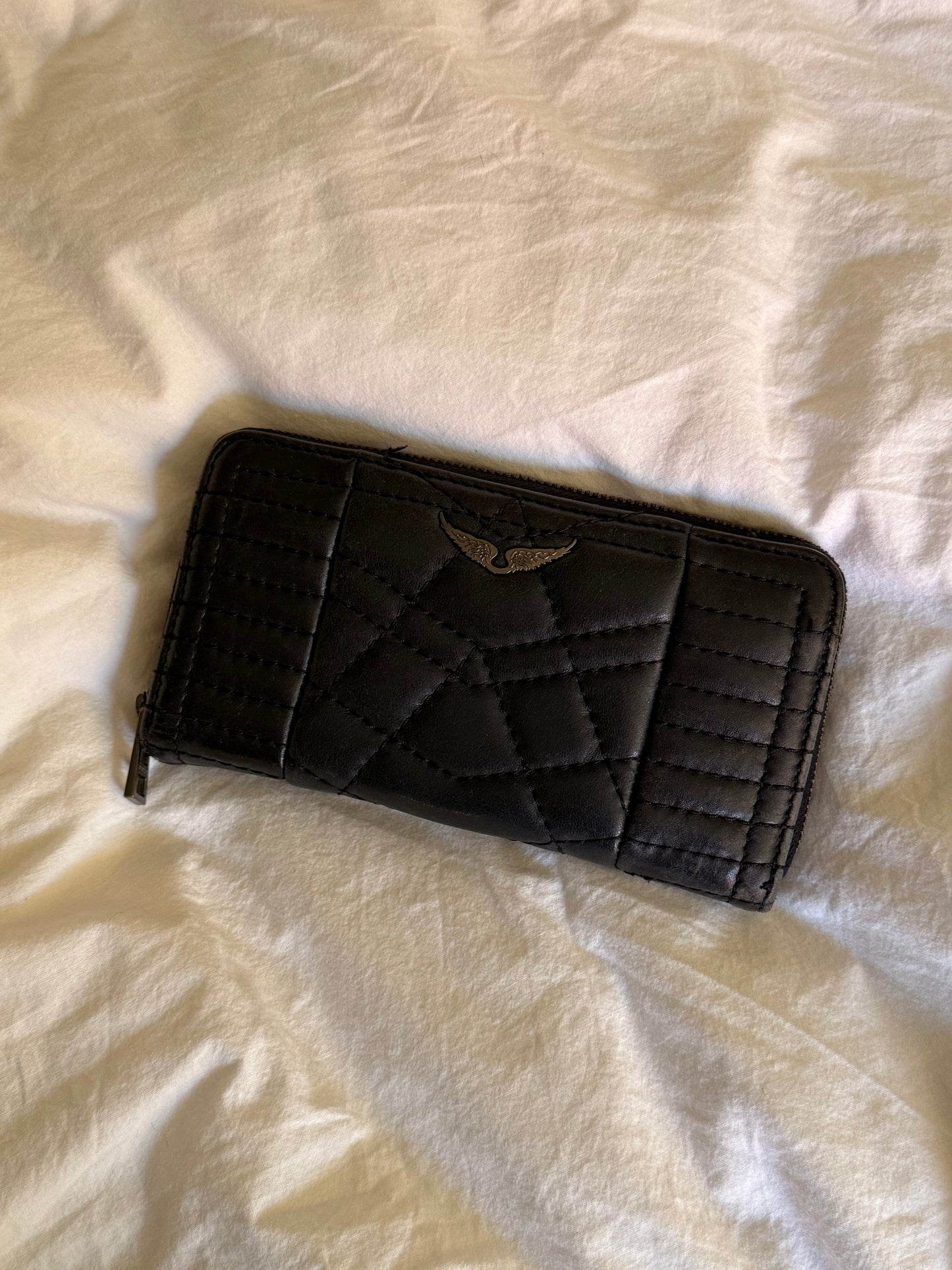Zadig&Voltaire Black Leather Wallet