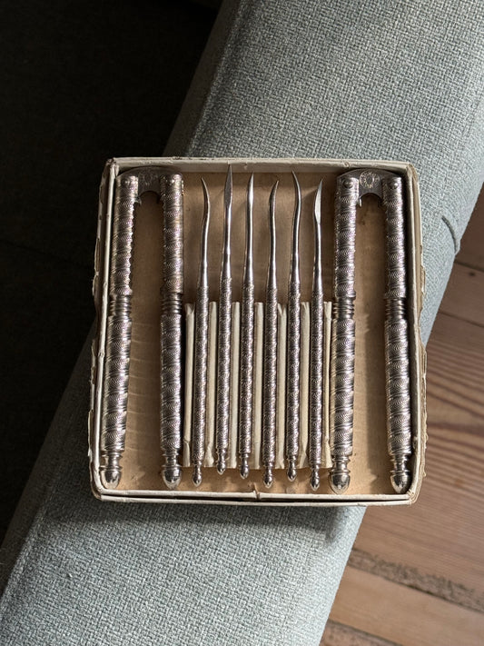Vintage Seafood Tool Set in Original Box