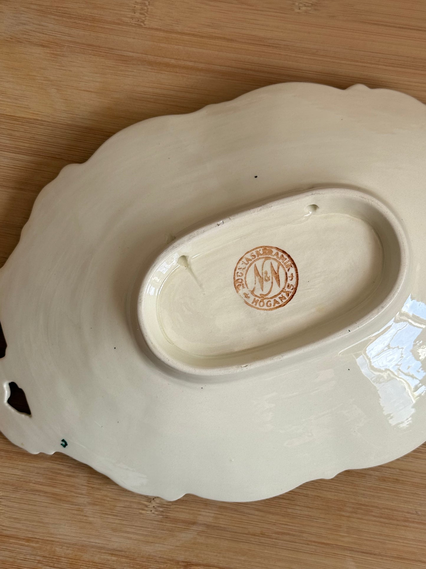 Vintage 1930-1940 Swedish Ceramic Serving Platter