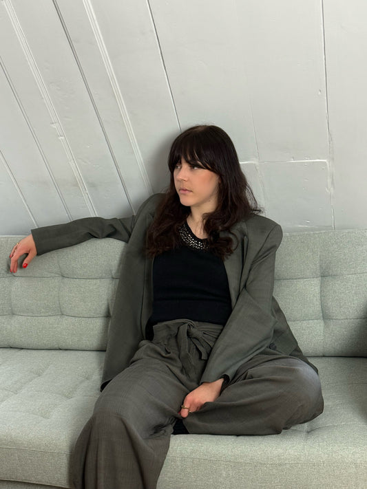 Grey Suit with Trousers and Blazer