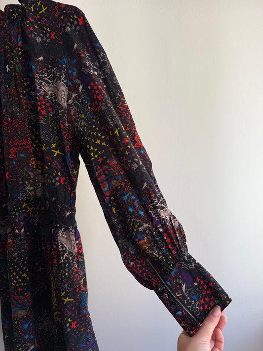 Zadig & Voltaire Printed Dress with Open Back
