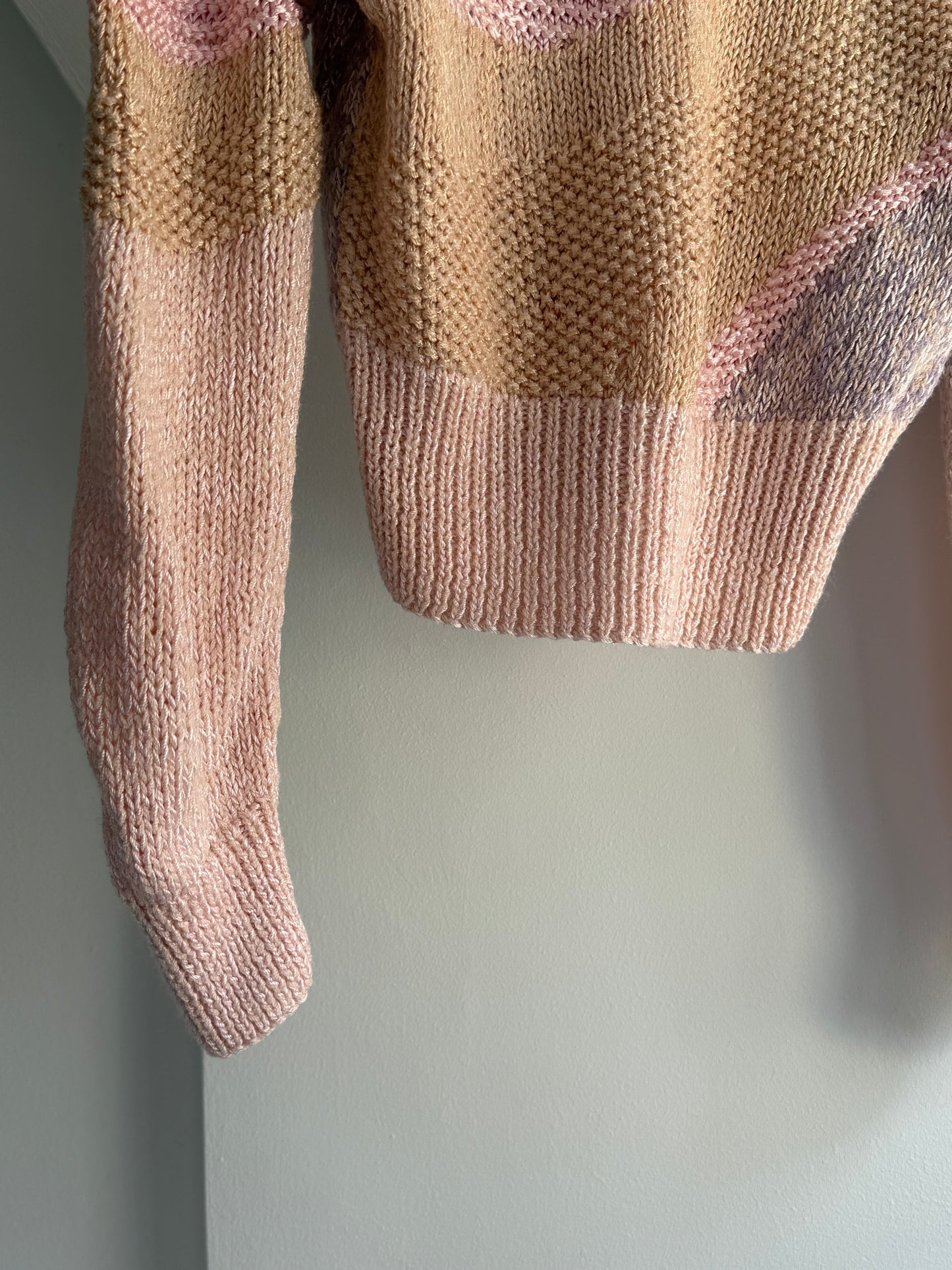 Vintage Cropped Blush Knit