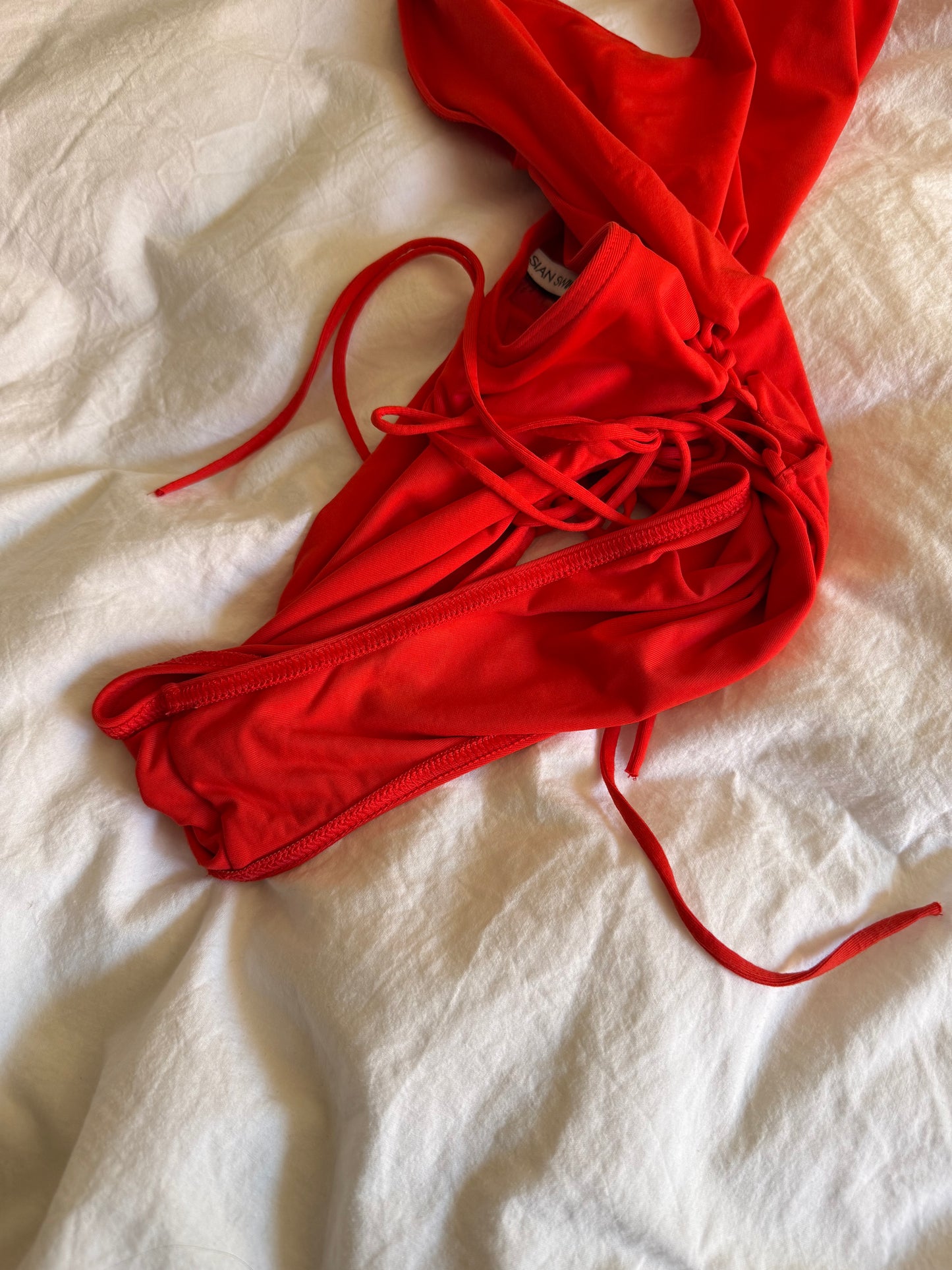 Sian Swimwear Red One-Piece
