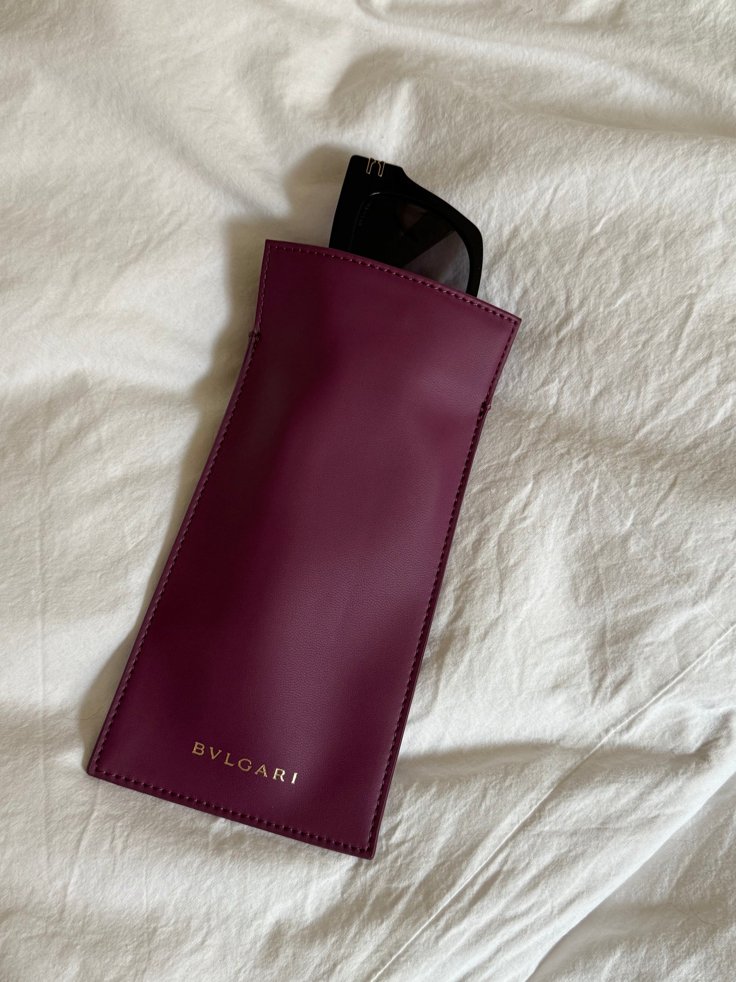 BVLGARI Sunglasses with Eggplant Cover