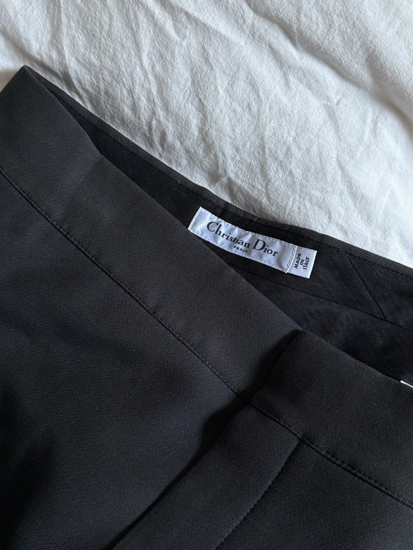 Christian Dior 2010s Dark Grey Culotte Trousers